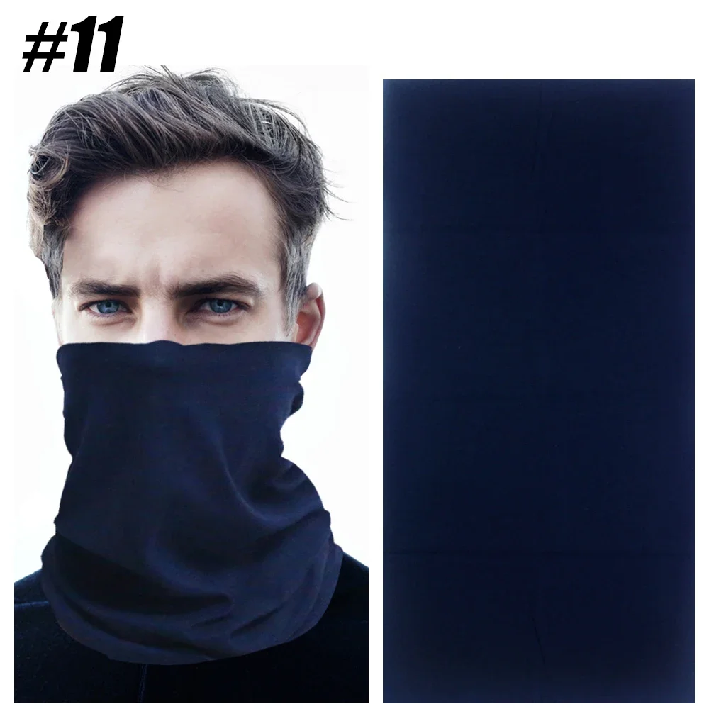Foulards de randonnée cache-cou masque facial hommes femmes sans couture Bandana Rave visage couverture écharpe masque cagoule bandeau tête enveloppement chapeaux: GRIS