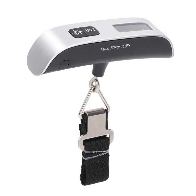 Express Spring Scale Portable Electronic Scale LCD Display 50kg Capacity for Luggage Checking