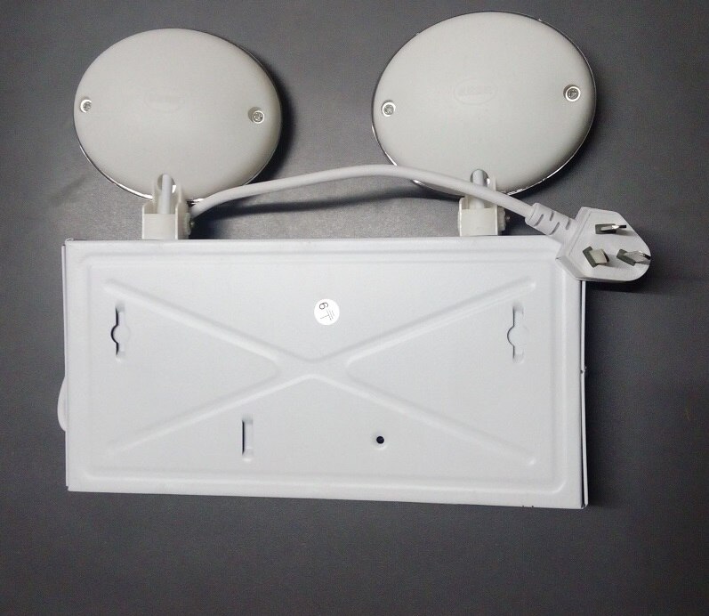 Double heads fire emergency light isointernational led charge lamp lighting evacuation indicator