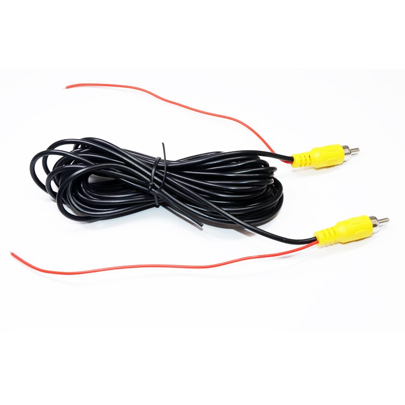 car camera cable 6M+1.5M RCA port for car rear view camera car front view camera / for all car parking camera