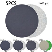 3Inch Sandpaper Discs 75mm Hook And Loop Polish Sheets Silicon Carbide