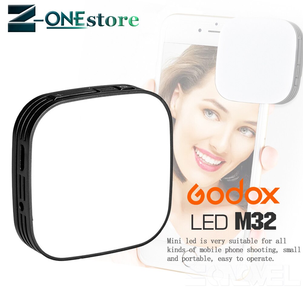 Godox Portable Flash LED M32 Mobilephone Lighting for Smartphone iPhone 7 plus Samsung xiaomi all kinds of mobile phones