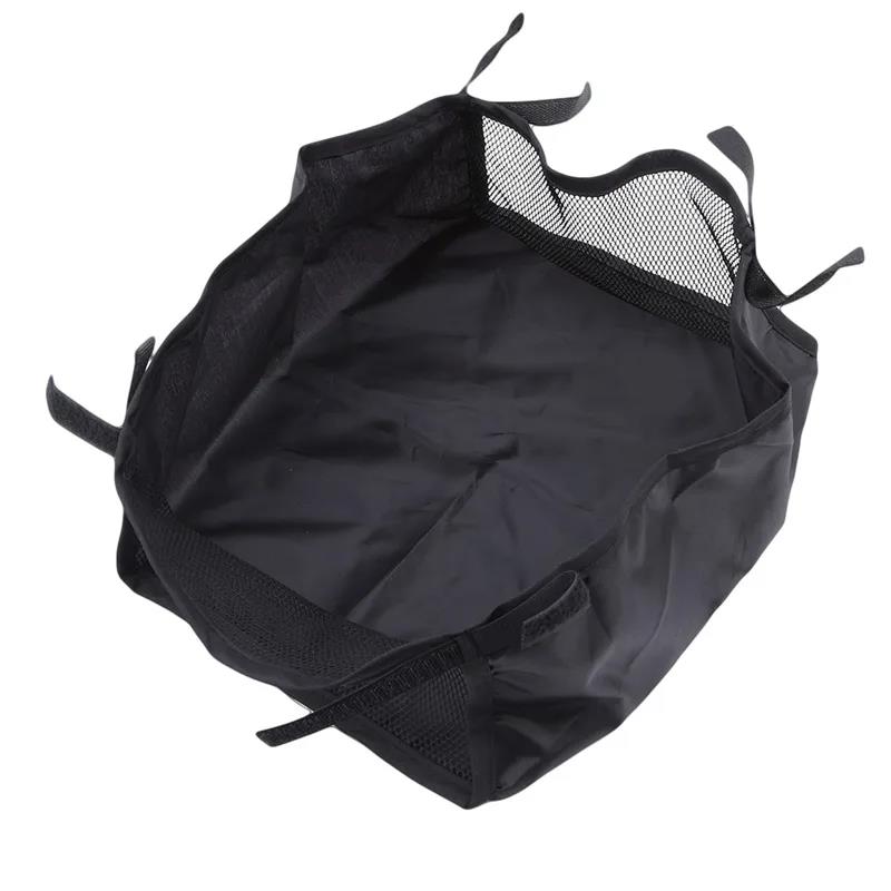 Portable baby stroller basket newborn hanging infant accessories stroller bottom organizer bag: White