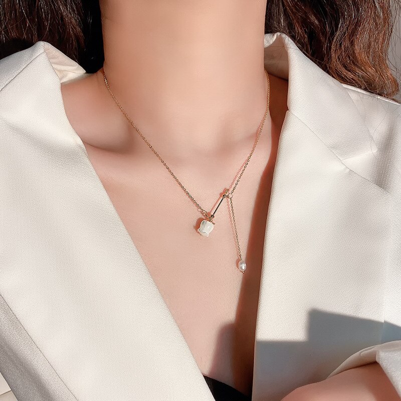 YIDUO Rose Choker nian Neue Stil 520 Geständnis Yuyi Herz Nur Sie Hohe Grade Gefühl Halskette