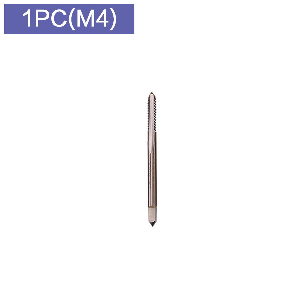 STONEGO HSS Co M35-E Machine Spiral Flute Taps Metric Screw Tap Right Hand Thread Plug Tap Drill, M3/M4/M5/M6/M8/M10/M12: Red