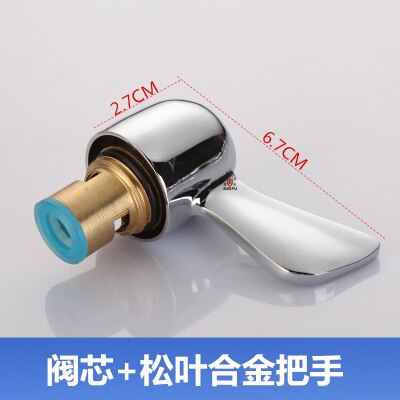 Standaard Thermostatische Spool Koperen Keramische Kraan Cartridge Water Mengkraan Innerlijke Spoel Handvat Schakelaar Reparatie Accessoires: 6