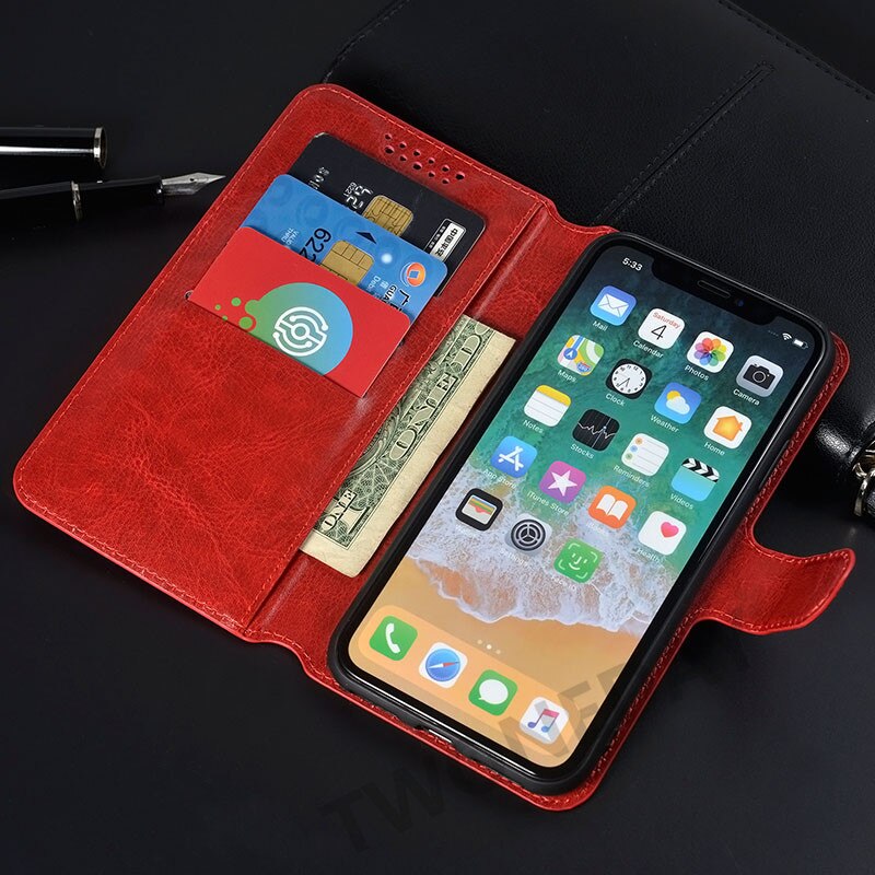 Für Lenovo S1 S1C50 S1A40 Flip Brieftasche Leder Telefon Fall Abdeckung Für Lenovo Vibe S1 S1A40 S1C50 Schwarz Holster Schutzhülle fällen