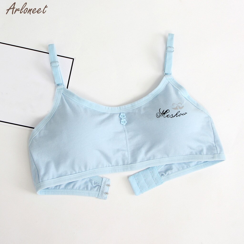 Girl Bra Kids Girls Underwear Adjustable Bra Vest Children Underclothes Undies Clothes Girls Outfits Cotton