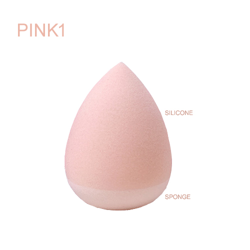 Silicone Infused Super Beauty Makeup Sponge - Save Makeup Ditch Germs Extra-Soft Makeup Sponge Blender: PNK1