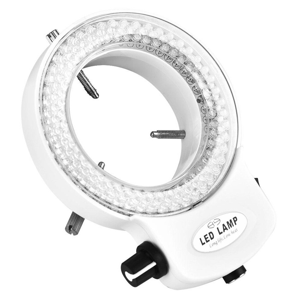 Anillo de luz LED 100V 240V círculo práctico proyector de cámara brillo ajustable lámpara portátil para estéreo microscopio sombra gratis