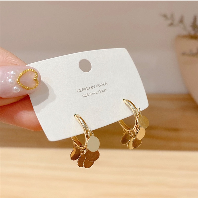 oorbellen voor vrouwen Geometric metal leaf earrings with butterfly jewelry dangle earrings creoles d oreilles femme