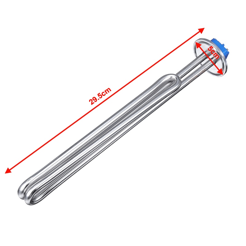 Elektrische Verwarmingselement Water Brouwen Heater 240V 2500W Brouwen Heater 1.5 ''Tri-Clamp Onderdompeling Water Verwarming element