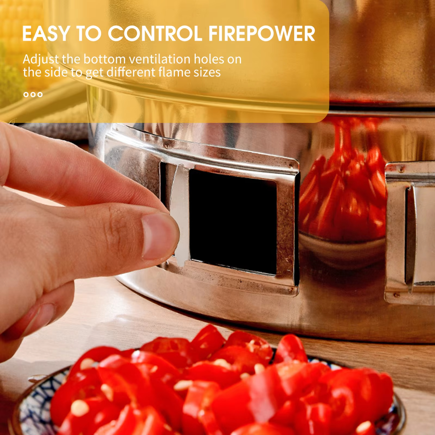 13 -zoll-koreanischer bbq-grill, multifunktionaler holzkohlegrill, runder campinggrill, tischgrill, smokergrill, grillnetz