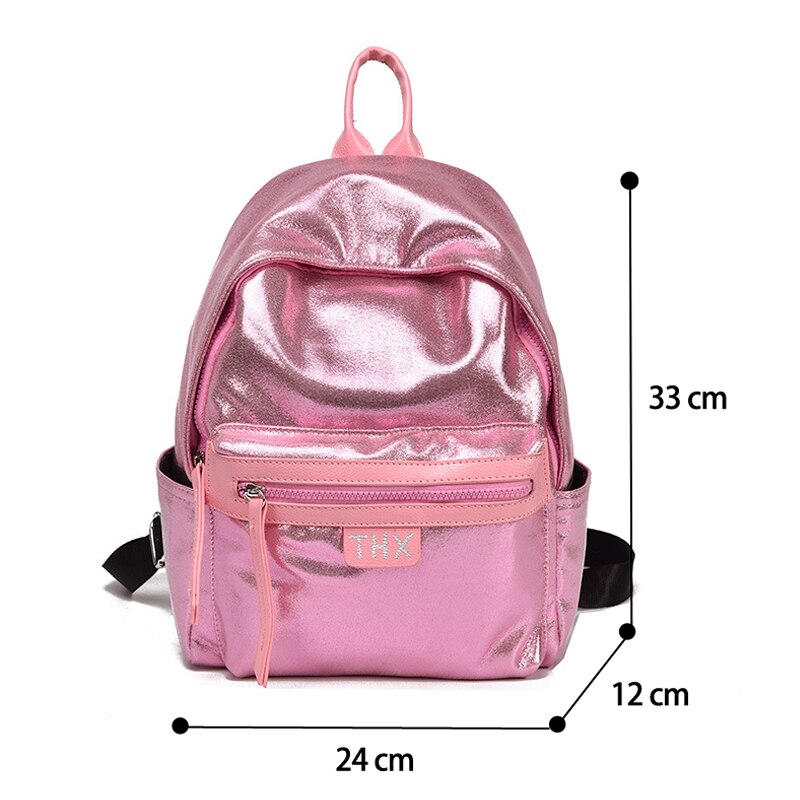 2019 nuovo ologramma dolce argento laser zaino olografica sacchetto di ragazze in pelle di scuola mochila feminino ottavino zaino di stile di gusto squisito