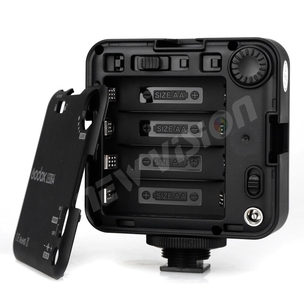 Godox led64 5500 ~ 6500 k video light professionele universeel voor macrofotografie fotojournalistieke video schieten