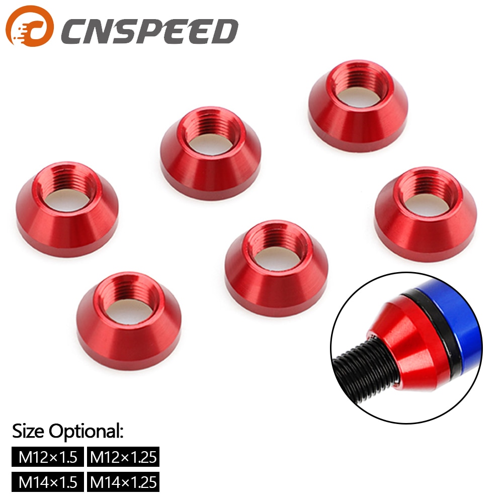 7075-t6 Aluminium Rad Bolzen Kappen Von Konische Radmuttern Jdm Zubehör Schraube Kappe m14x1.5 m14x1.25 m12x1.5 m12x1.25 Bolzen Abdeckung