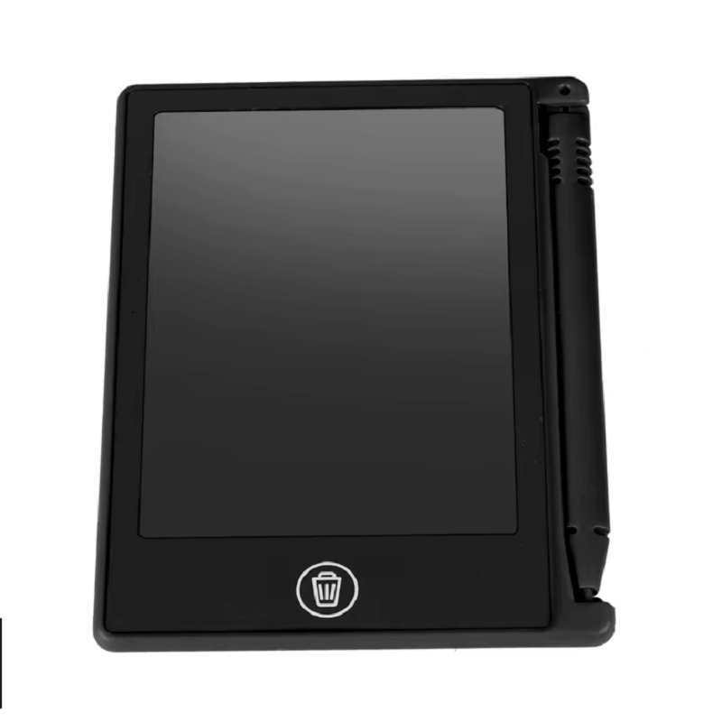 4.5 polegada lcd escrita tablet prancheta crianças graffiti sketchpad brinquedos escrita quadro negro magia prancheta brinquedo presente: Branco