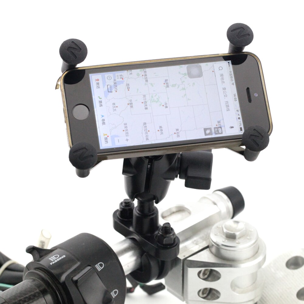 Telefon Halfter USB Ladegerät Für YAMAHA XJ6 Umleitung MT10 MT-125 V-MAX 1700 BT1100 Bulldogge Motorrad GPS Navigation Halterung X- Griff