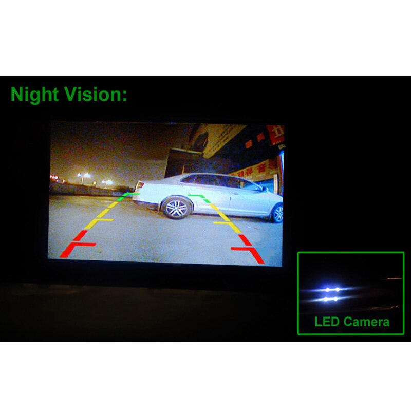 GreenYi 4,3 zoll TFT LCD Spiegel Auto Parkplatz Rückansicht Monitor Mit 2 Video eingang