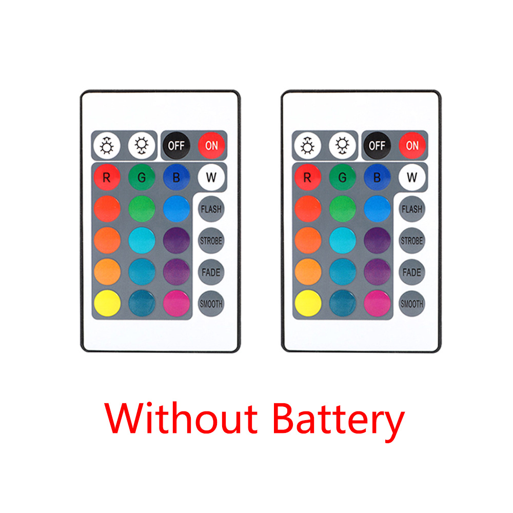 1-3pcs IR Infrared Remote Controller ONLY for W28 Series RGB LED Lamp 24 Keys Universal IR Extender Lighting Control: black