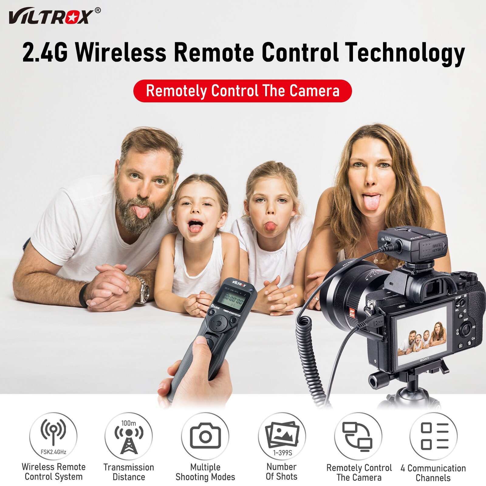 Produktbild von Drahtlose Kamera Fernbedienung - Auslöser Für Nikon D80 D70S