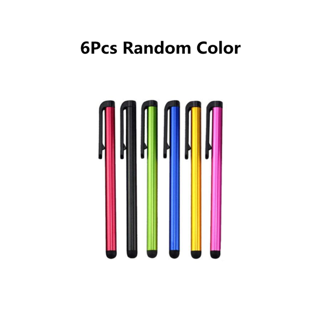 1/3/6/9Pcs Capacitieve Touchscreen Stylus Pen Voor Iphone Ipad Huawei Smart Telefoon Tablet Pc mobiele Telefoon Accessoires Willekeurige Kleur: 6Pcs
