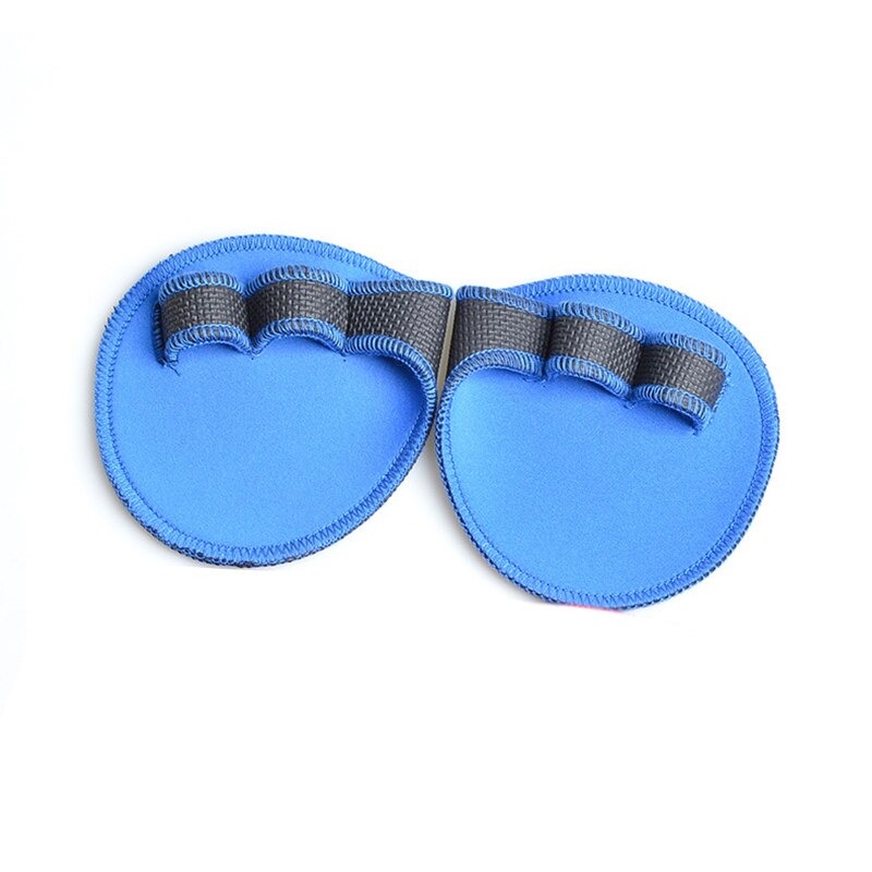 Weight Lifting Pad Grip Pads Dumbbell Anti-Skid Lifting Hand Palm Protector Gloves Fitness Bench Press Weight Lifting Gloves: Blue