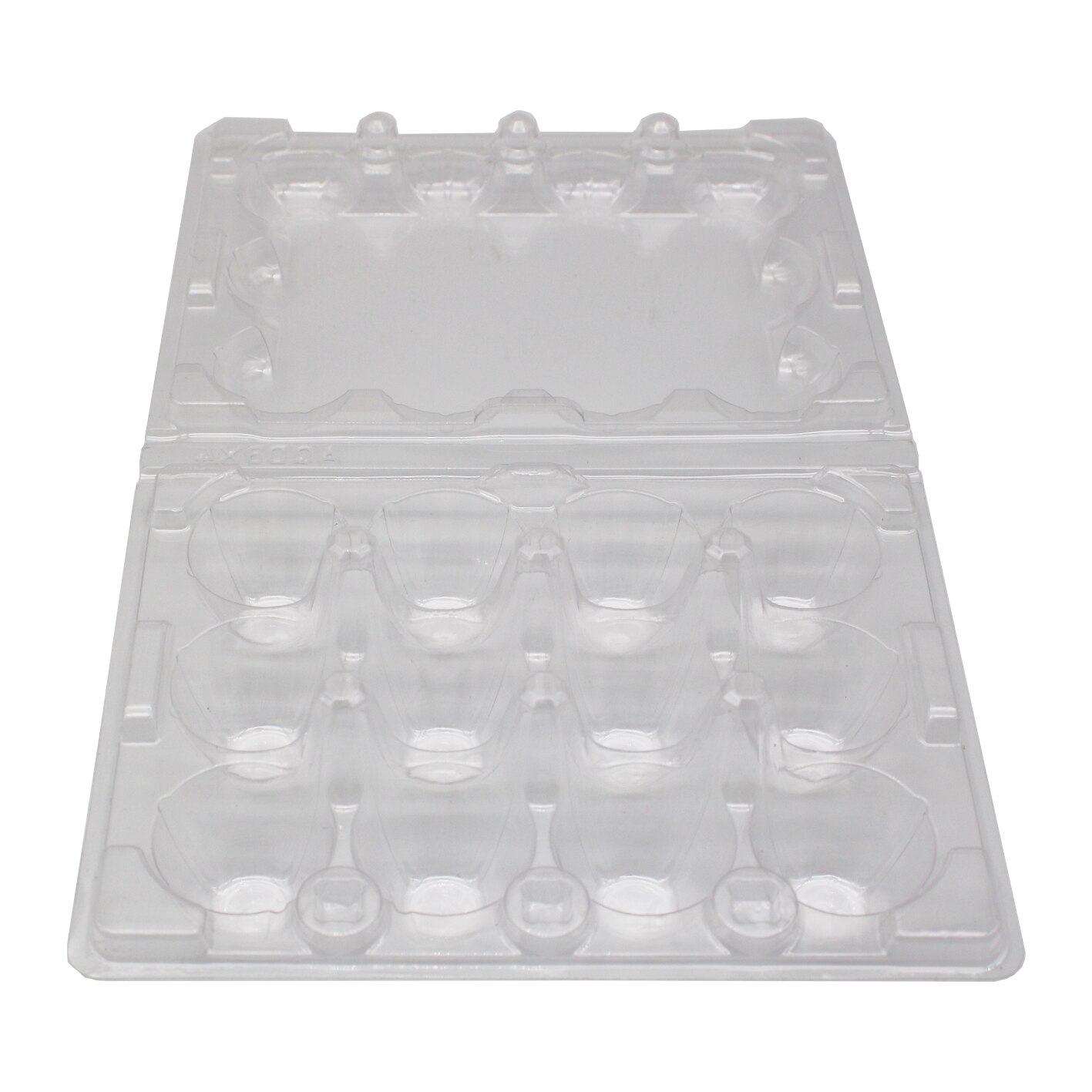 100 stk vaktelegger bulk blanke eggekartonger 12- teller egg plastboks