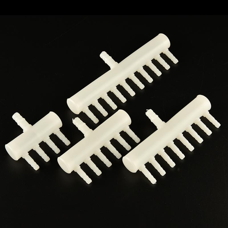 Plastic 4/6/8/10 Way Aquarium Air Valve Splitter Aquatic Air Tube Divider Connector voor Fish tank Vijver Aquarium Accessoires