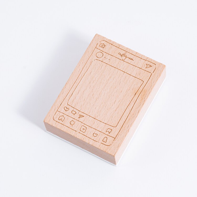 1pc Basis Wooden Stamp Timeline Stationery DIY Scrapbooking Standard Stamp Craft Supplies Calendar Journal Stamps: huagekuangkuang