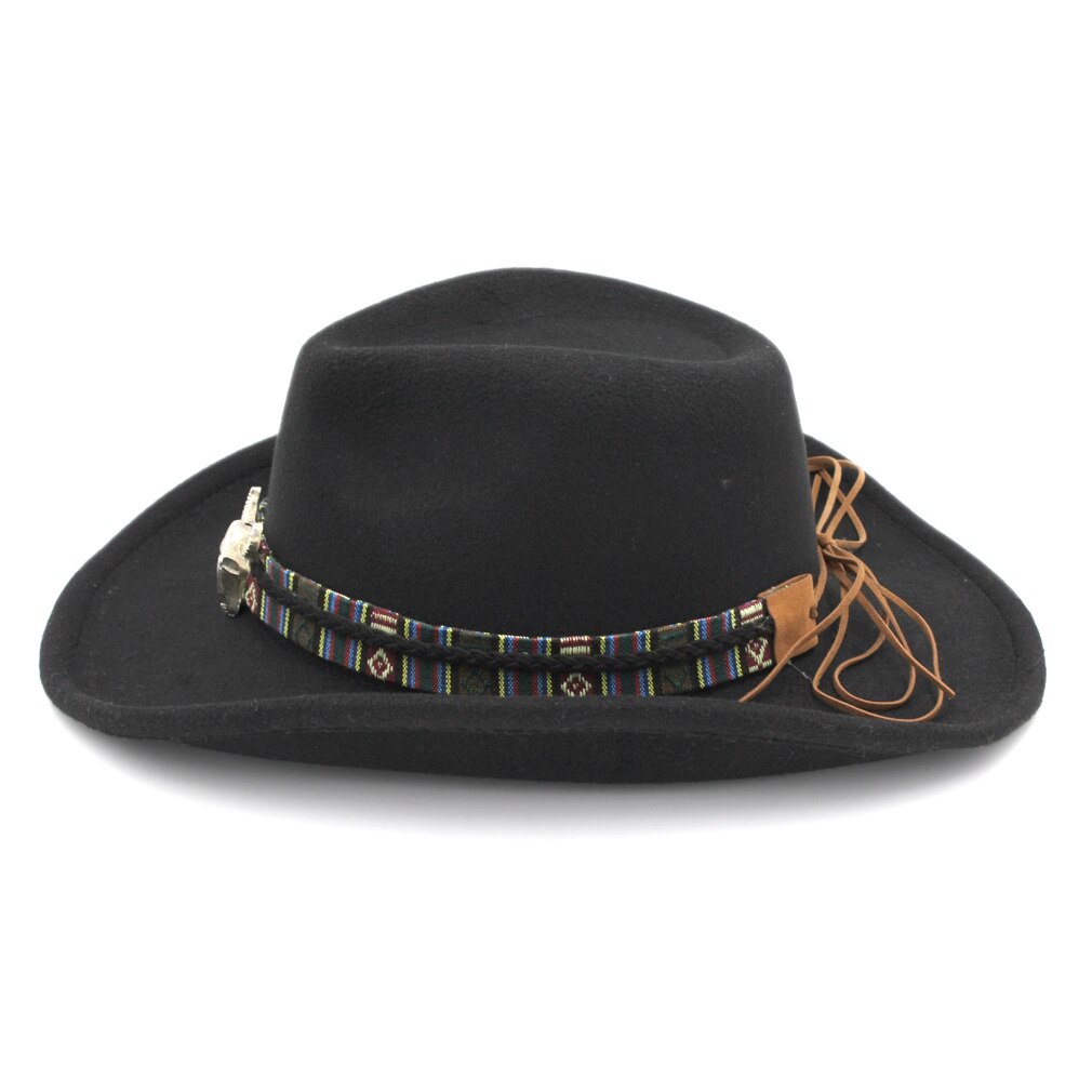 Mistdawn unisex topphatter fast filt fedora hattebånd avlet flat brem jazzhatter trilby panama caps