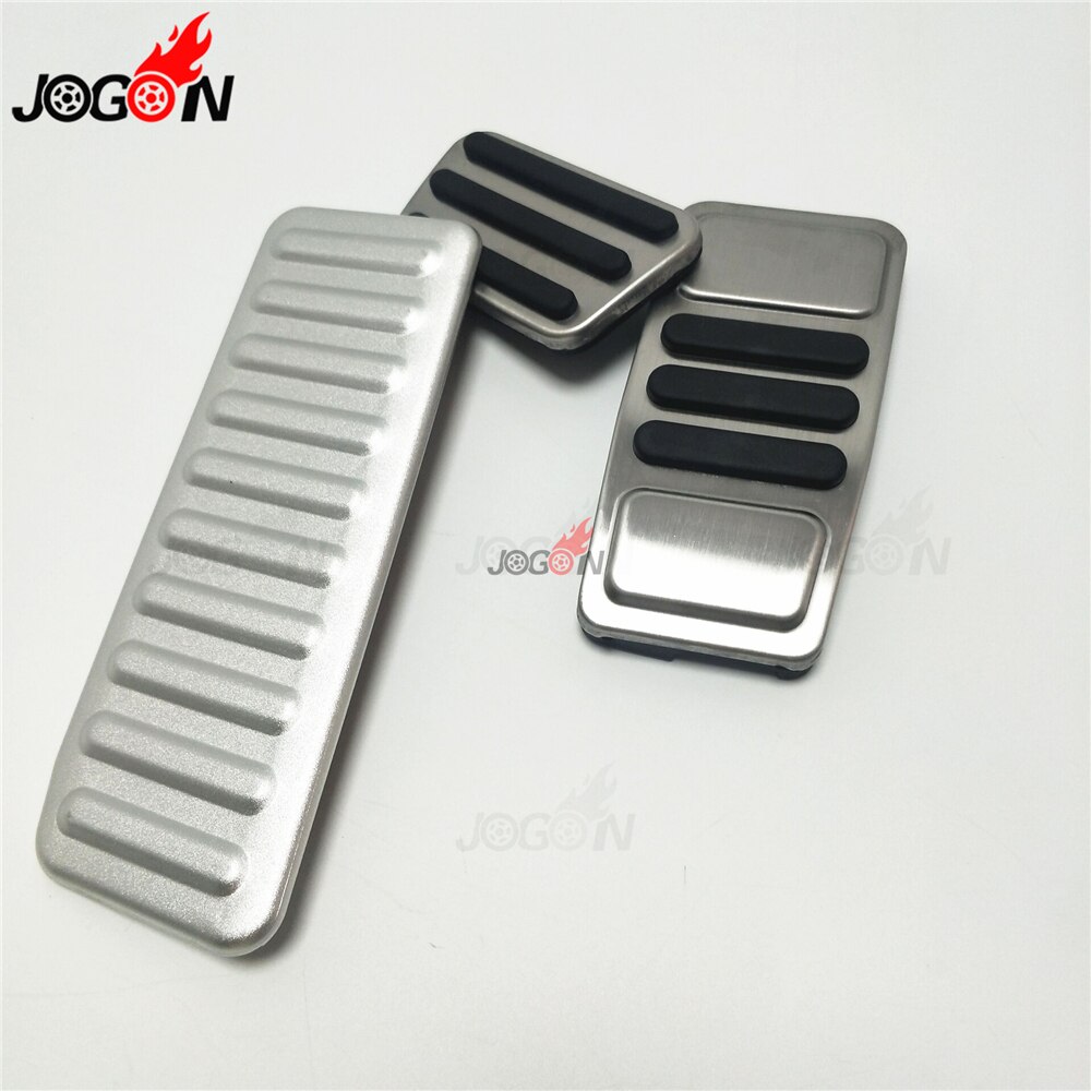 Op Voor Ford Mustang Auto Gaspedaal Voetpedaal Gas Brandstof Brake Plaat Voetsteun Cover Roestvrij staal