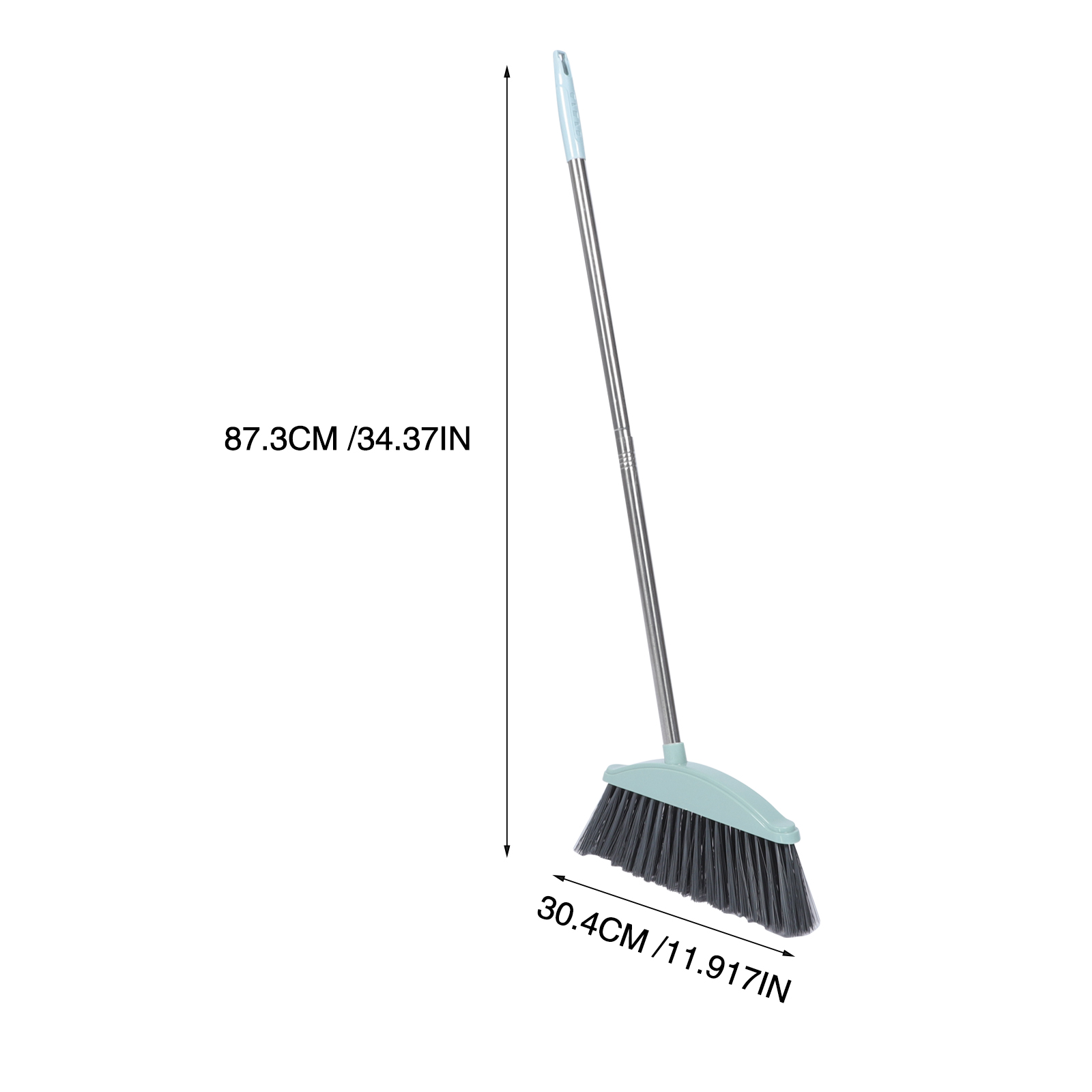 Trash Sweeping Besom Garbage Sweeper Long Handle Sweeper Trash Clean Broom for Home