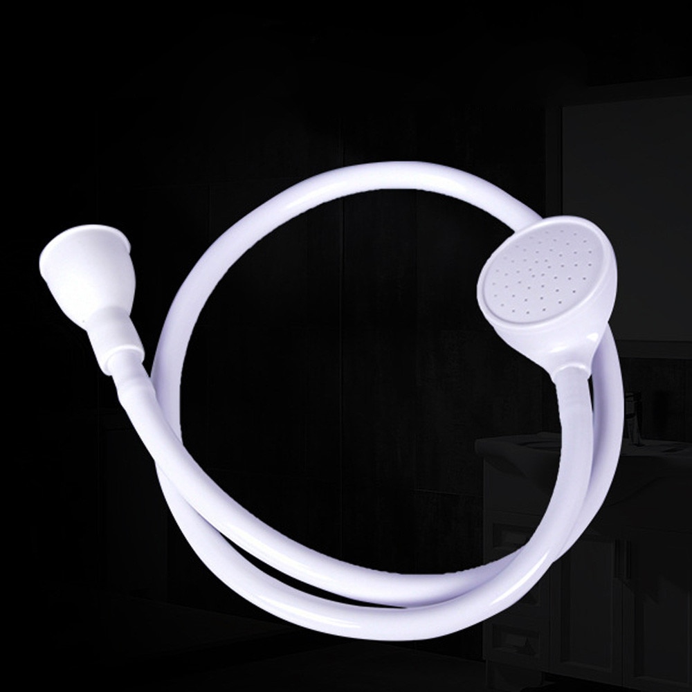 ABS PVC Single Wide Tap Bath Sink Shower Head Spray Hose Push On Mixer Hairdresser Pet Bathroom Shower head durable