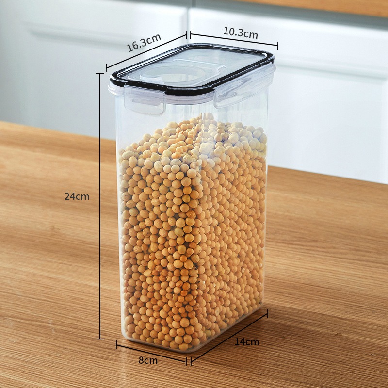 Luftdichtes Vorratsglas für sterben Küche – Insekten- und feuchtigkeitsbeständiger Behälter für Getreide, Mehl und verschiedene Trockenwaren: Armee Grün