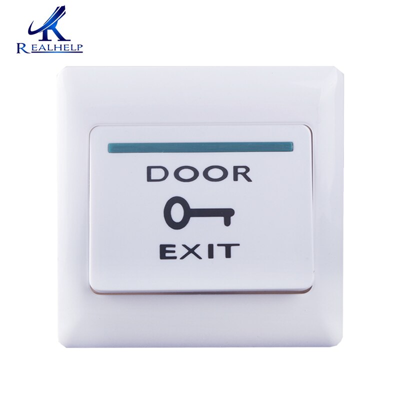 Exit Push Buttons for Maglocks Security Door Controls EXIT SWITCH Single Gang Mount Button Indoor Push To Exit Button