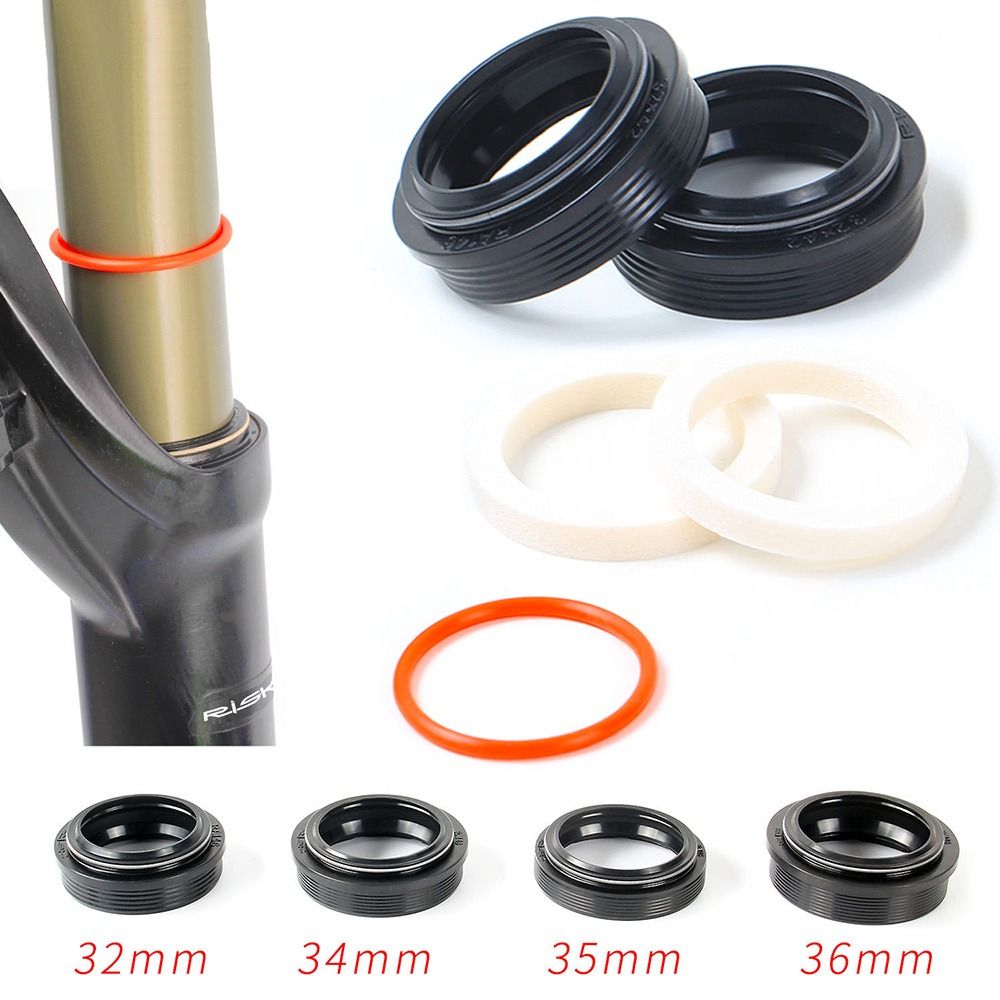 Sello de horquilla Universal de repuesto para bicicleta, piezas de repuesto de 32mm/34mm/35mm/36mm, sello antipolvo para horquilla, sello de aceite de suspensión para bicicleta de montaña