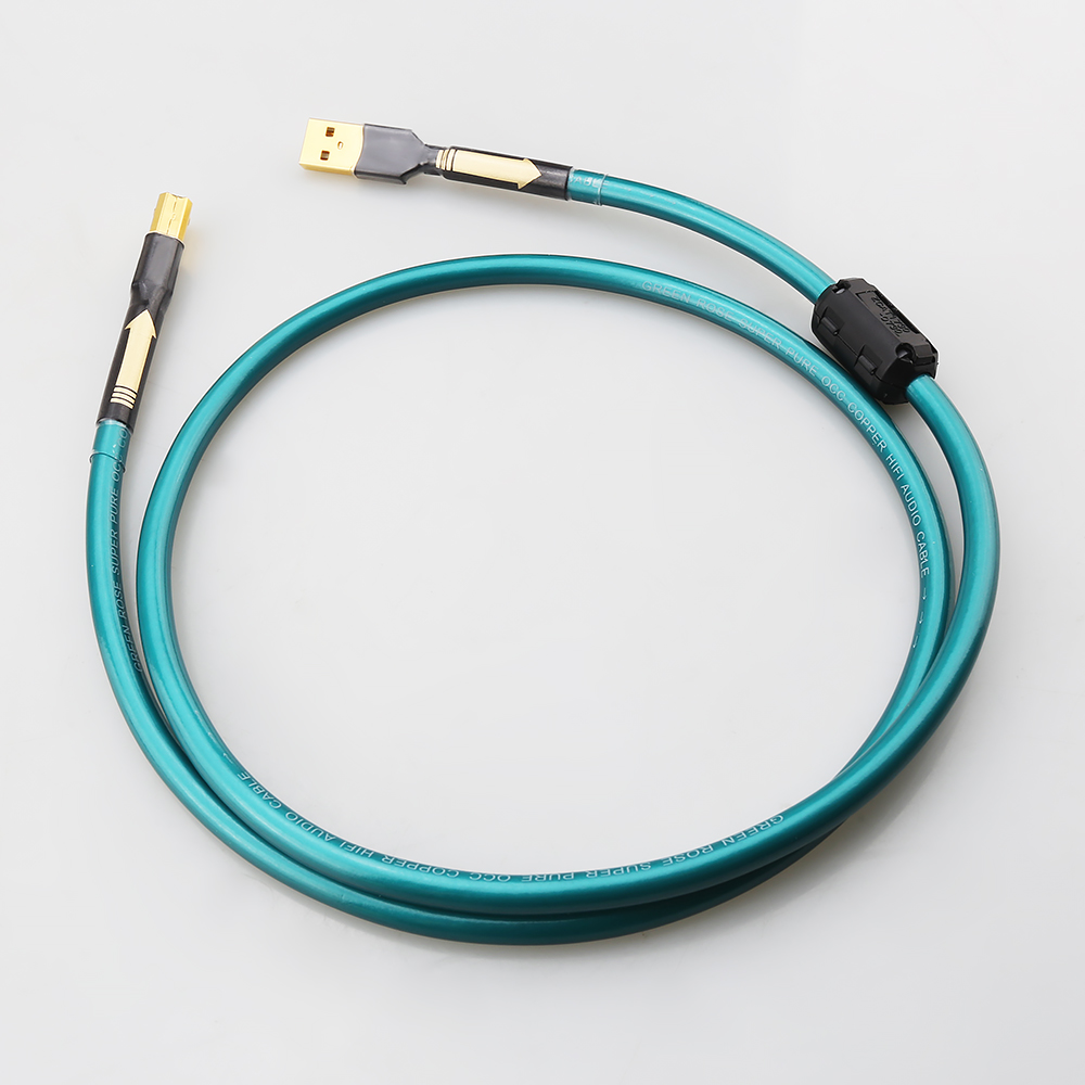 Audiophile OCC USB A To B Cable HiFi USB Audio Video Cable DAC PC