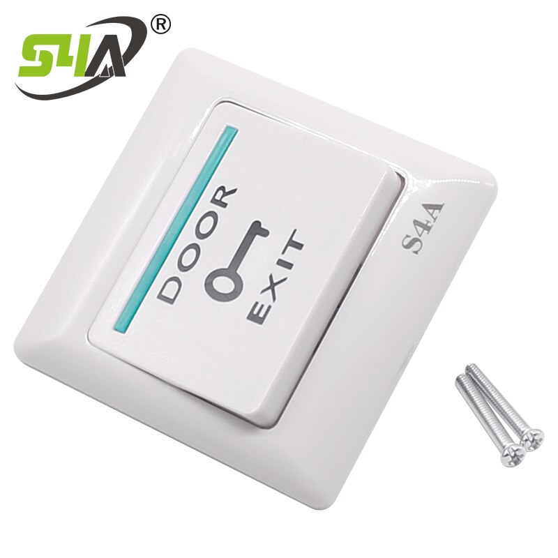 2pcs S4A Door Exit Button Release Push Switch for access control Electronic Door Lock