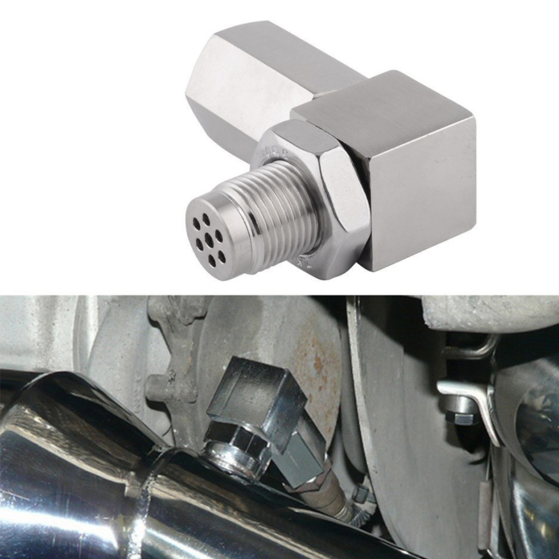 Universal oxygen sensor extender 90 degrees 02 plug extension catalyst O2 oxygen sensor gasket