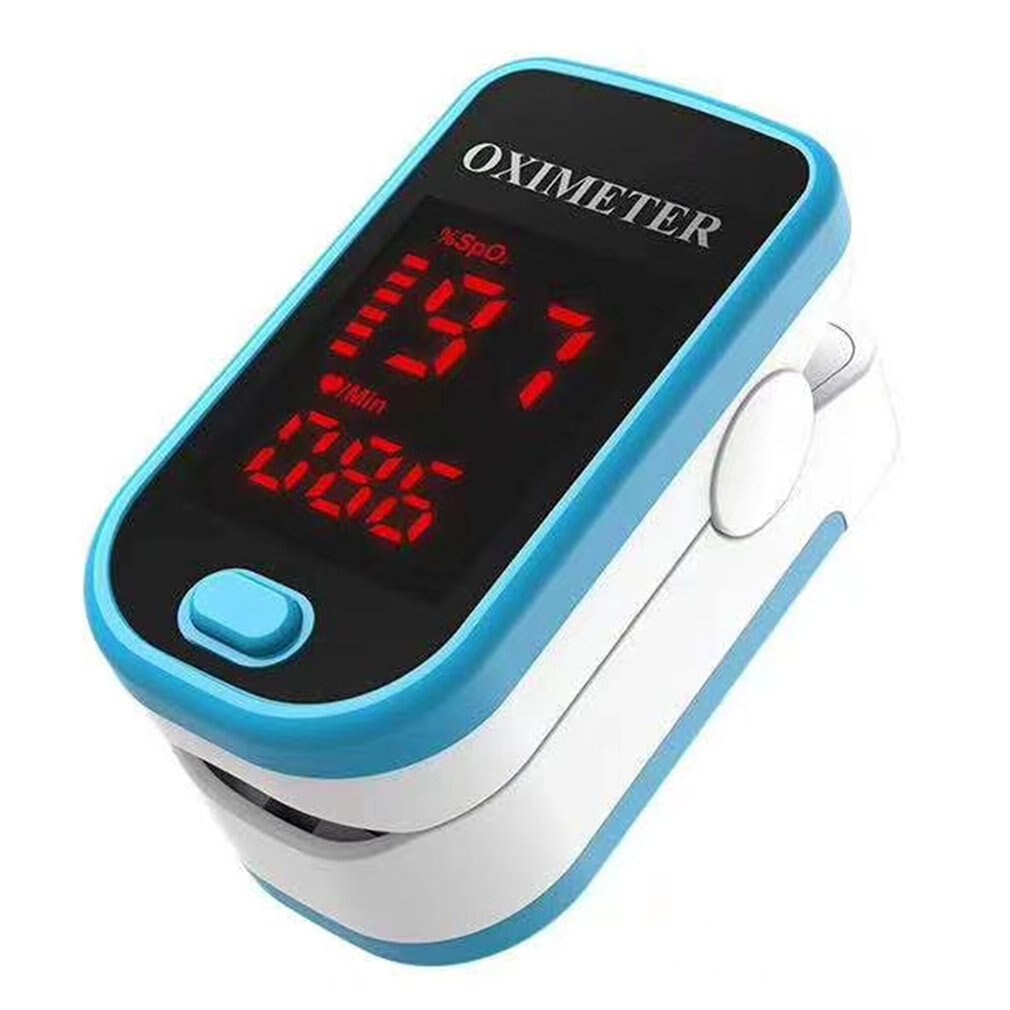 Oxímetro Digital de pulso para la yema del dedo, medidor de saturación de oxígeno en sangre, Monitor de salud SPO2 PR OLED para el hogar: Marrón