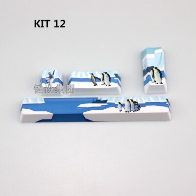 4 tasti/set 5 lati sublimazione della tintura meccanico tastiera keycap per MX interruttore 6.25U barra spaziatrice ESC Entrare keycaps OEM profilo: kit 12