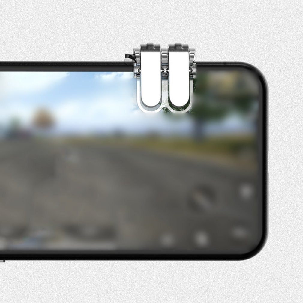 Mobil spil controller gamepad trigger mål knap skydespil joystick spil pad tilbehør til iphone android