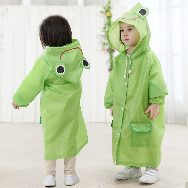 1 Uds estilo Animal de dibujos impermeable para niños abrigo de lluvia impermeable traje de lluvia estudiante chubasquero con estilo Animal