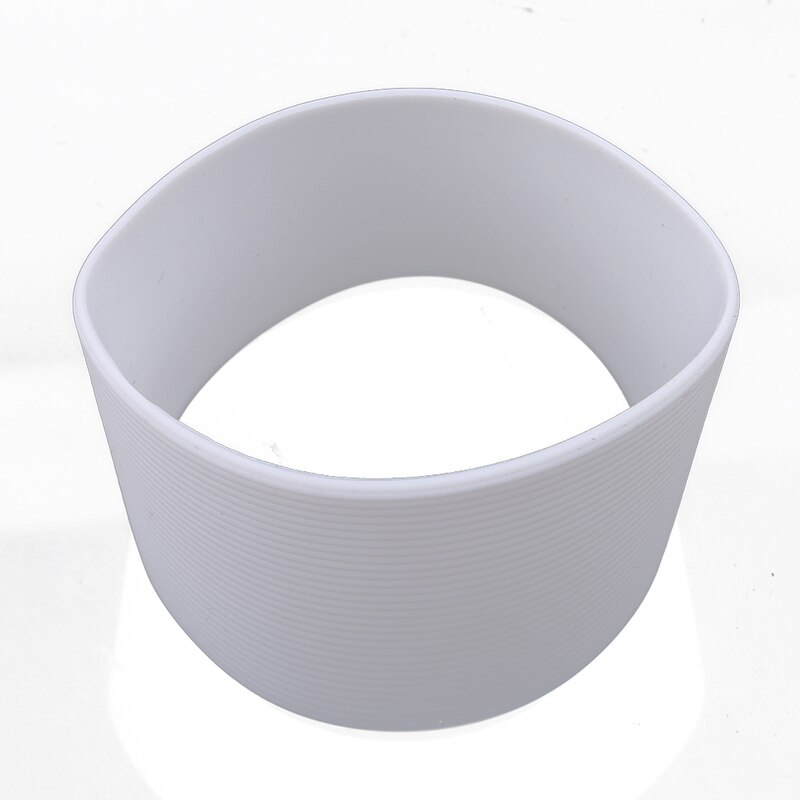 Silicone Coffee Mug Wraps Sleeves Ceramic Cup Sleeves Recyclable Heat Proof Glass Water Cup Sleeves Plumyl Cup Cover: white