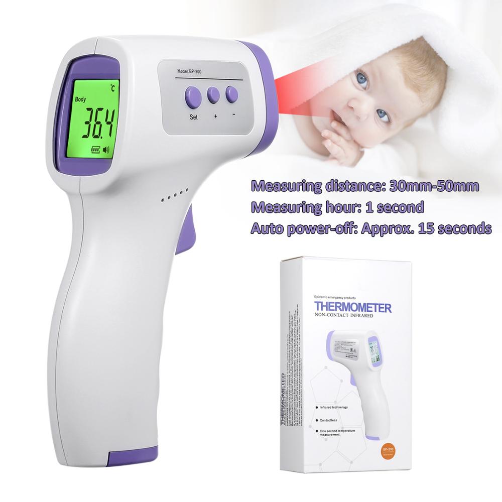 Non-contacting Touchless IR Infrared Sensor Forehead Body Digital Thermometer Temperature Measurement LCD Digital Display Unit: Type 2