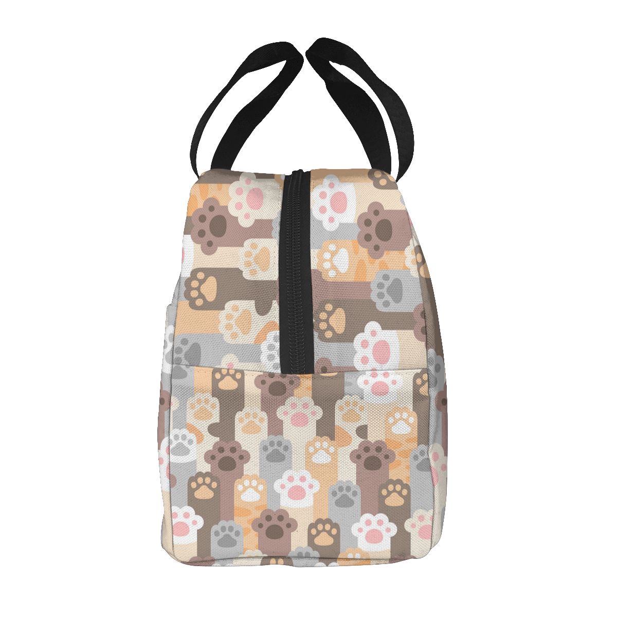 Lunch Bag Cat Paw Footprint Thermal Insulated Lunch Box Tote Cooler Bag Bento Pouch Lunch Container Food Storage Bag