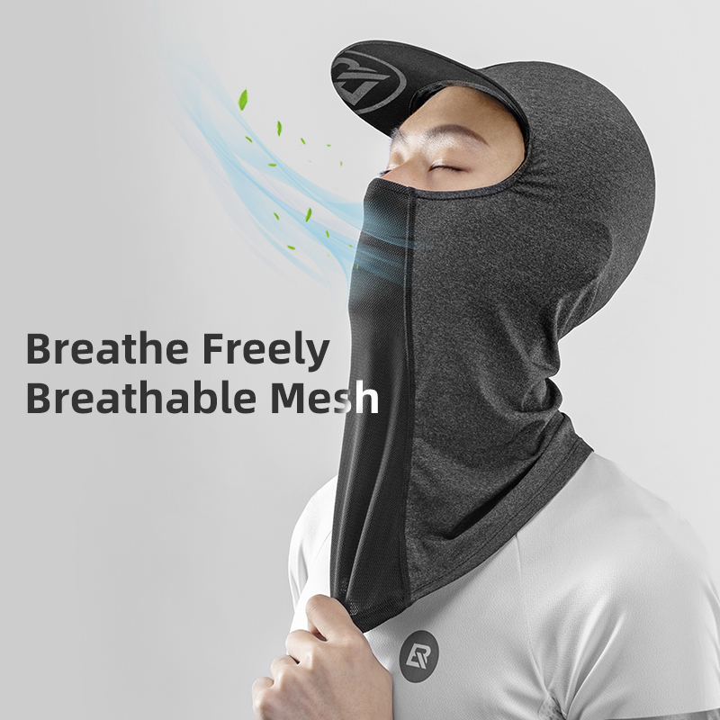 ROCKBROS – cagoule Anti-UV en soie pour hommes et femmes, Protection contre le soleil, cyclisme, glace, moto, pêche, Sport en plein air, été