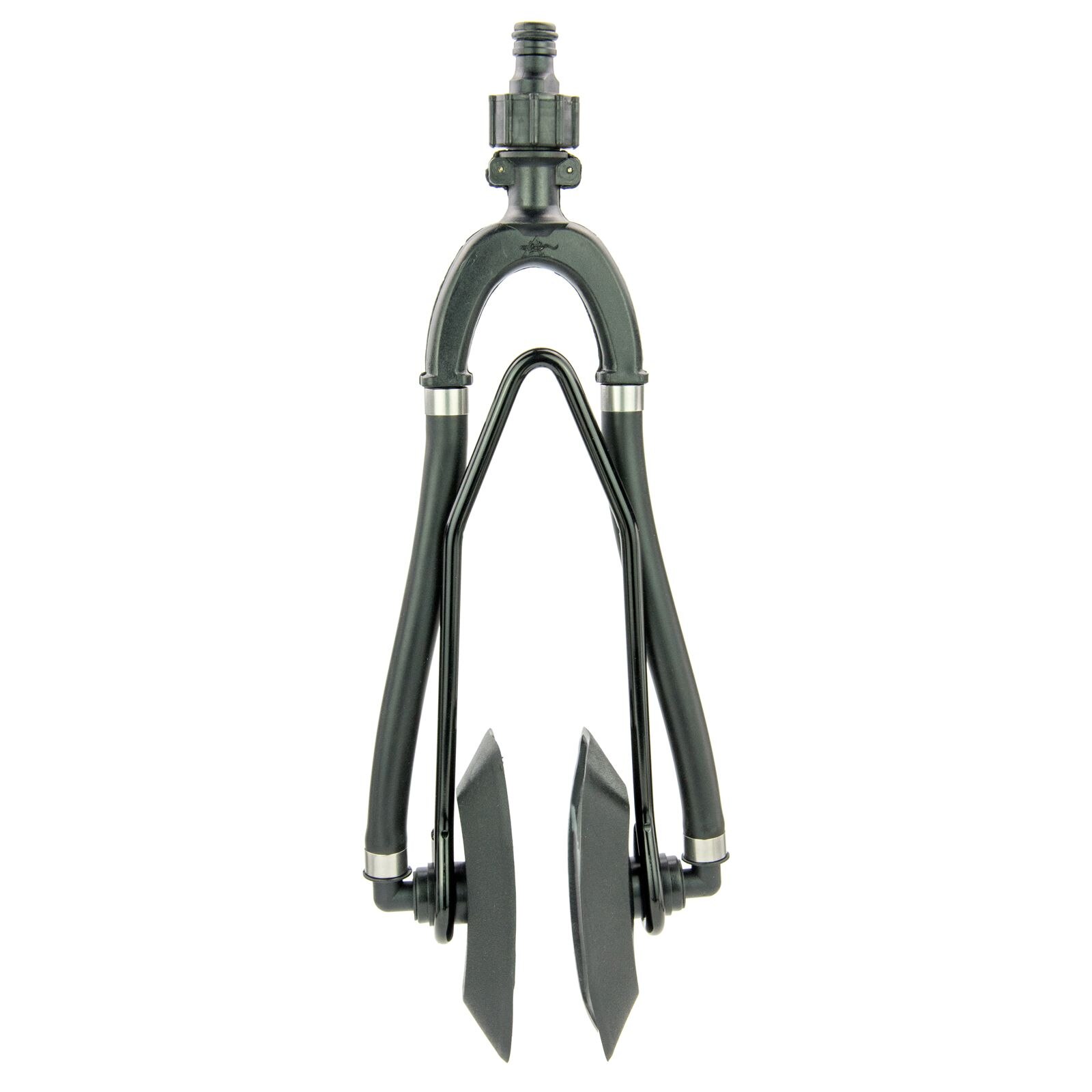 Dual Water Feed Boat Motor Flusher Rectangular Cup Muffs with Hose Fittings Flush Kit Marine Outboard Engine Flushing