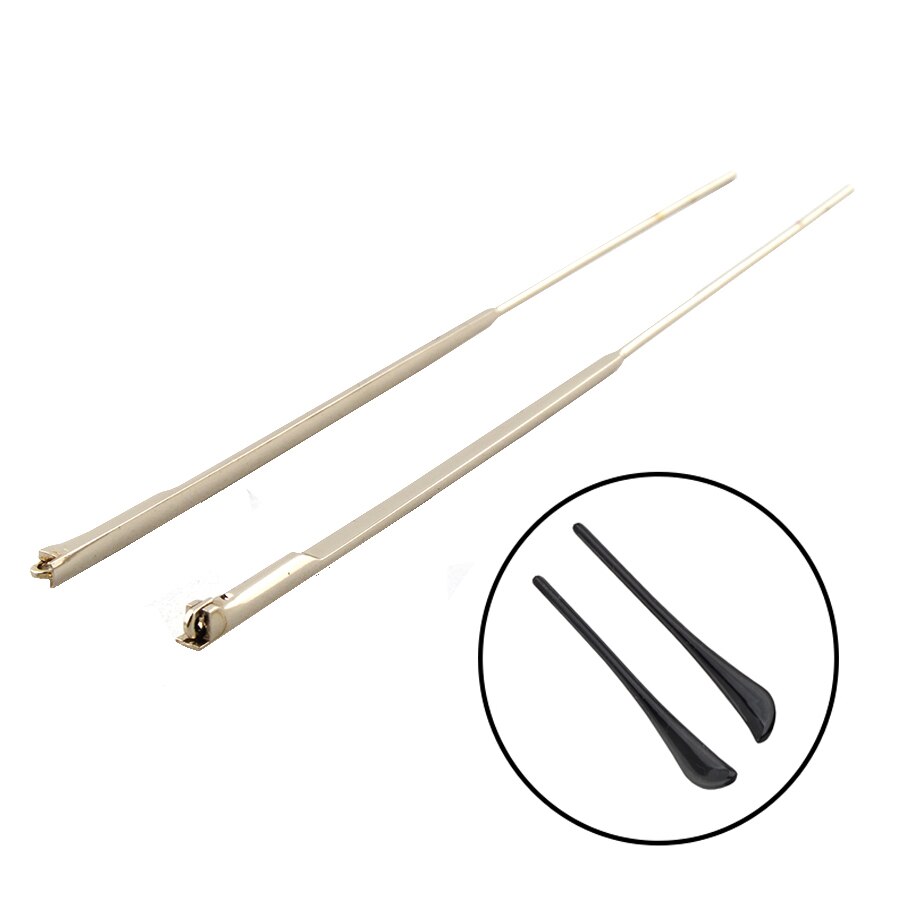 1 par fjeder metal brillestang med spids flex metal briller brillestang med spids